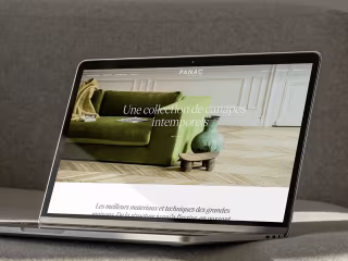 Webdesign for Panac Edition