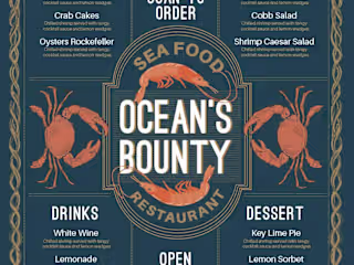 Menu and Magazine Designs