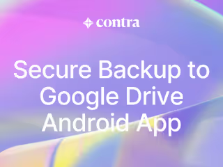 Secure Backup to Google Drive Android App