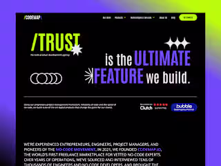 Codemap: Disrupting the norm with a bold website design