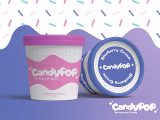 CandyPop Ice-cream Branding