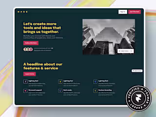 ZOZO  landing page Framer template