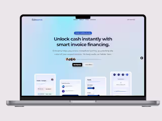 ExInversa Landing Page Design