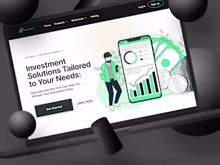 Bamboo Investment Web UI/UX Design