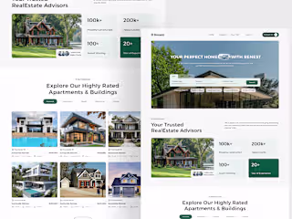 Renest - Real Estate Landing Page