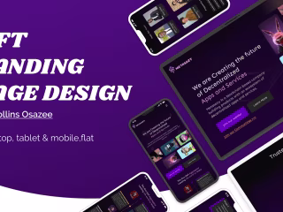 NFT Landing Page Design on Behance