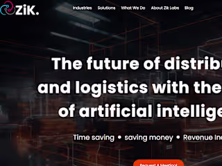 Development of ZIK.AI Logistics Platform
