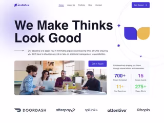 Agency website design with WordPress