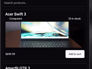 E-Commerce Mobile App
