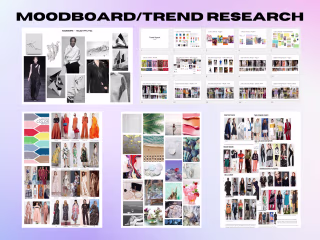 Moodboard, Colour & Trend Research