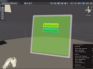 VR game for testing working memory