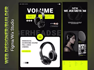 HEADPHONE Website Example