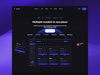 iLumina - Website for a SaaS in the LLM space.