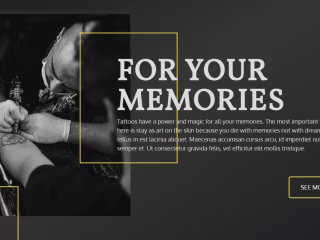 wordpress website for tattoo shop