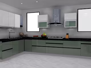 Efficient 3D Kitchen Design for Compact Spaces