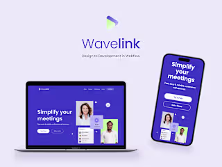 Wavelink - Responsive Web Design in Webflow