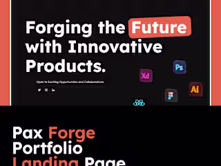 Pax Forge Portfolio Website