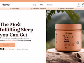 Shine Labs Homepage