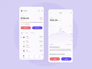 Assets trading app