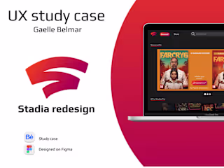 UX Study case redesign - Google Stadia