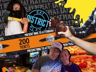 District Eat & Play | Social + Print