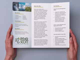 Trifold Brochure | Ryder Scott