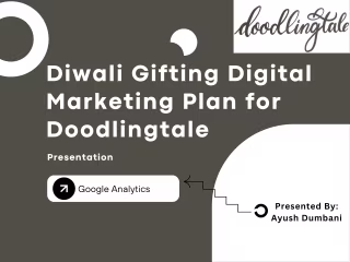 Diwali Gifting Digital Marketing Plan for Doodlingtale