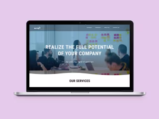 Landing Page Design for IT Agency