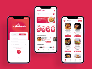 Hommade UI App Desin