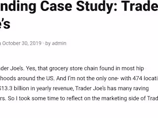 Trader Joe's Branding Case Study