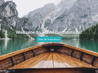 Travel Blog Website using Node.js