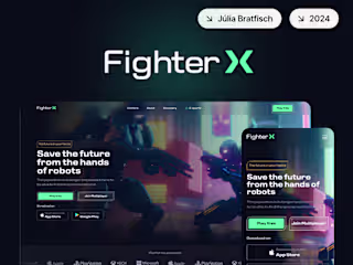 Fighter X | Web design