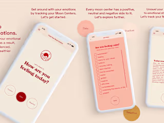 iOS UI Design & Brand Visual Strategy for Tracking Moon Centers