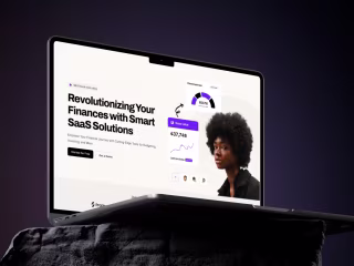 Fintec: Financial Marketing SAAS Website