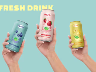 Rebranding of a Vietnamese beverage brand "Nawon"