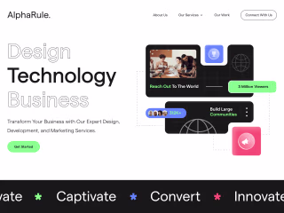 Alpharule - Web Design Project