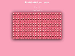 Find The Hidden Letter