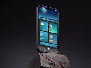 Mobile App UI/UX Design Sleep Tracker UI Dark Mode Wellness IoT