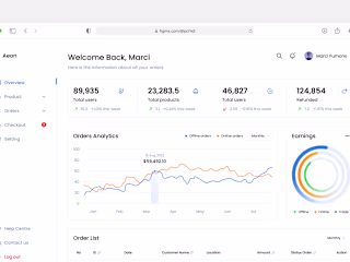Dashboard UI Design Concept
