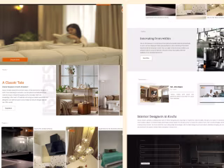 Website For a Interior Design Company