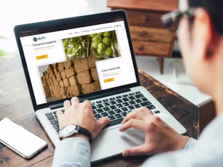 Landing page design / INTI