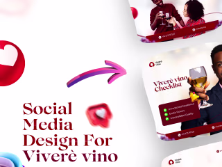Social media design for a wine company 