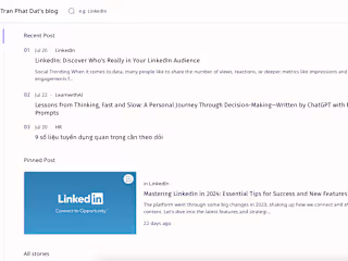 Personal blogging template