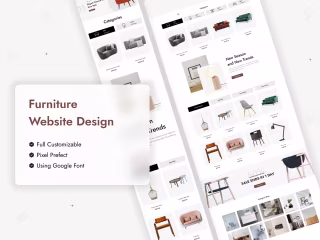 Furniture Website Design: Redefine Your Living Space