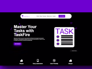 TaskFire Task Management System Website