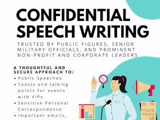 Confidential Speech Writing