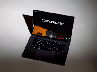 CONCRETE ― Free Framer Agency Template