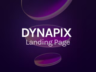 Dynapix Landing page design