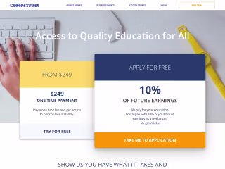 Web Design for Online Learning Platform