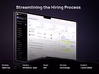 Talenthub - Streamlining the Hiring Process 